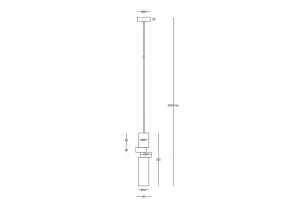 Подвесной светильник Maytoni MOD303PL-01CFL2