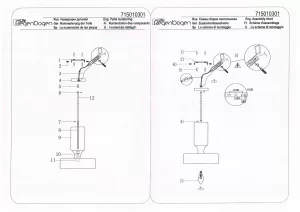 Потолочный светильник MW-Light Элвис золотой 715010301