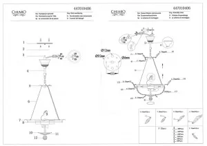 Потолочный светильник MW-Light Патриция  золотой 447010406