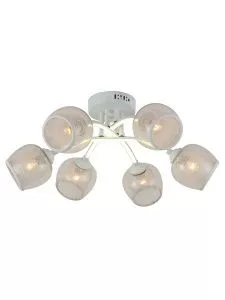 Люстра HIPER H807-6 6*E27*60Вт + LED 21Вт WHITE