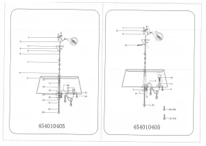 Потолочный светильник MW-Light Нора бронзовый 454010405