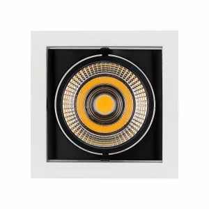 Светильник CL-KARDAN-S152x152-25W Warm3000 (WH-BK, 30 deg)