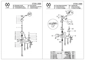 Потолочный светильник MW-Light Адель хром 373011808