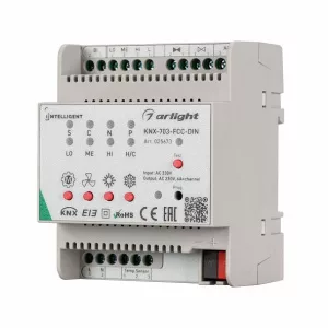 INTELLIGENT ARLIGHT Контроллер фанкойла KNX-703-FCC-DIN (230V, 3x6A)