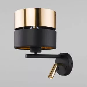 Настенный светильник TK Lighting Hilton Black Gold 2579