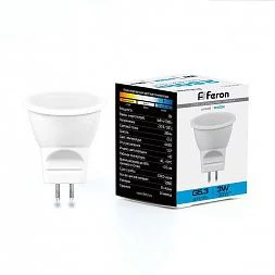 Лампа светодиодная Feron LB-271 MR11 G5.3 3W 230V 6400K