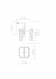 Настенный светильник (бра) Freya FR5166WL-01N