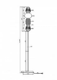 Напольный светильник (торшер) Maytoni MOD267FL-L32G3K