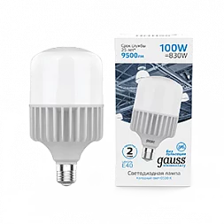 Лампа Gauss Elementary T160 100W 9500lm 6500K E40 LED 1/8