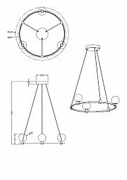 Подвесной светильник Freya FR4005PL-03B1