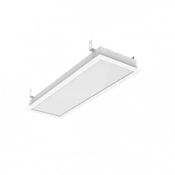 Светодиодный светильник "ВАРТОН" GR170/F 2.0 16 Вт 3000К с рассеивателем призма 610*202*50мм с планками для подвеса IP40 c РАМКОЙ монтажный размер 588х180мм