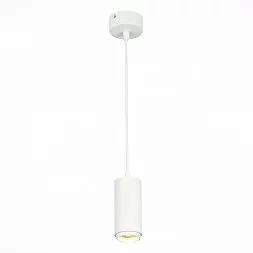 Светильник подвесной Zoom Белый LED 1*10W 3000K 1 000Lm Ra>80 15-60° IP20 D59xH130 170- Подвесные светильники ST600.533.10