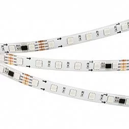 Лента SPI-5000SE-AM 24V RGB (5060, 60 LED/m, x6) (Arlight, Закрытый, IP65)