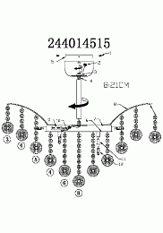 Потолочный светильник MW-Light Каскад 244014515