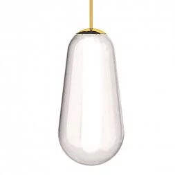 Плафон Nowodvorski Cameleon Pear L Transparent/Brass 8532