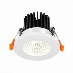 Св-к встр. Белый LED 1*10W 3000K 900Lm Ra>90 38° IP20 D80xH60 170-240V Встраиваемые светильники ST704.538.10