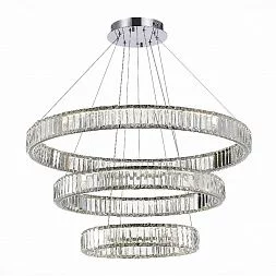 Люстра подвесная ST-Luce Хром/Прозрачный LED 1*122W 4000K TIVOLI SL1622.103.03