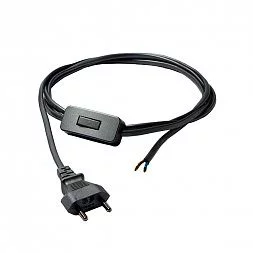 Кабель 1,5 м. с выключателем Nowodvorski Cameleon Cable with switch Black 8611