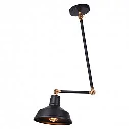 Светильник HIPER H038-1 1*E27*60Вт BLACK/BRASS