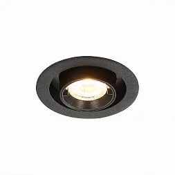 Св-к встр. Черный LED 1*12W 3000K 900Lm Ra80 24° IP20 D90xH92 180-240V Встраиваемые светильники ST702.338.12